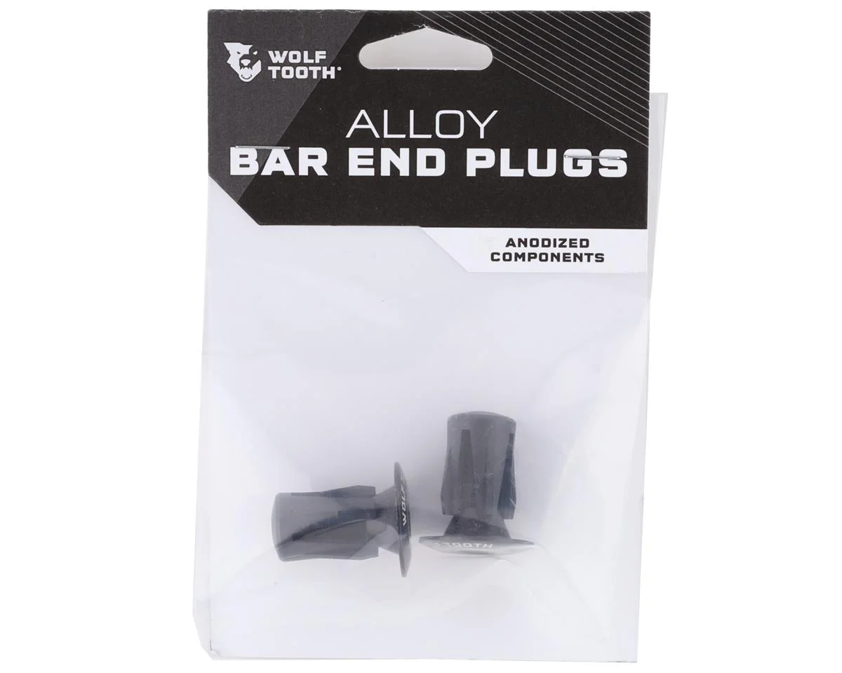 Wolf Tooth Components Alloy Bar End Plugs (Black) - view 2